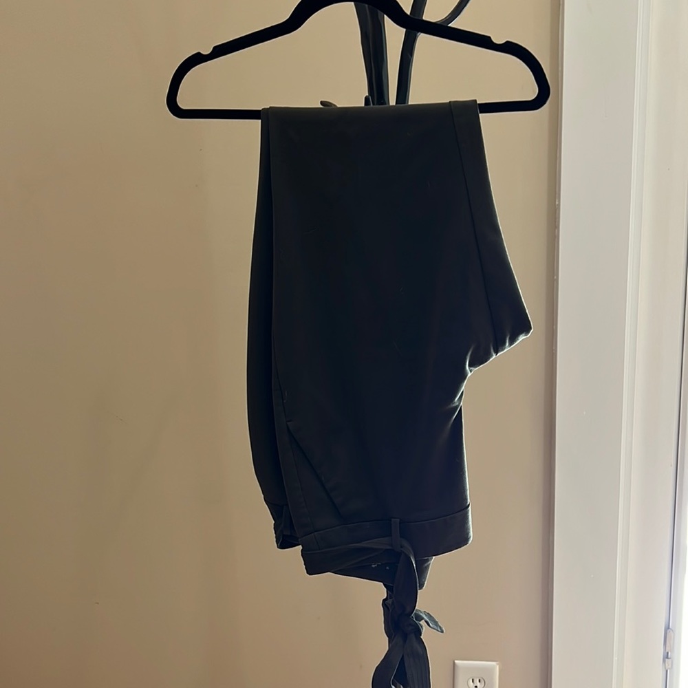 Loft Julie Cut Olive Green Slacks